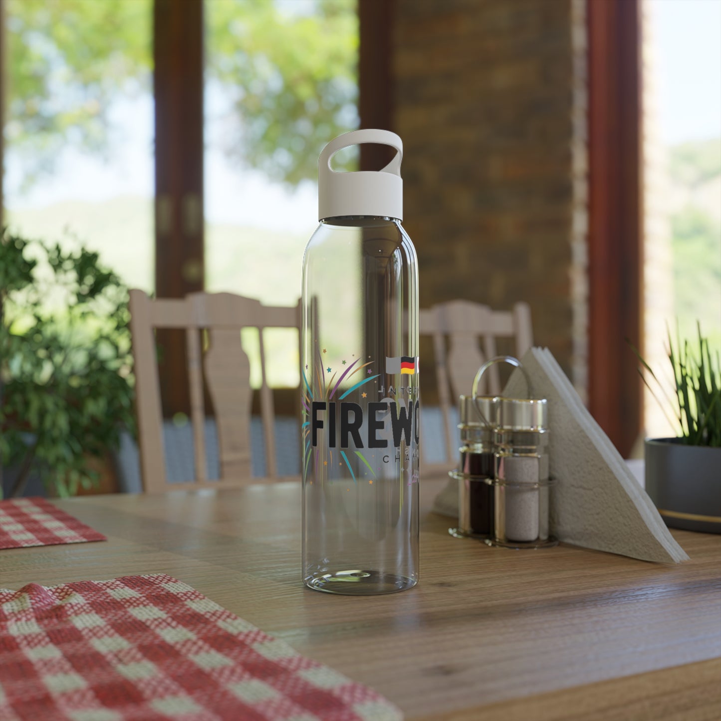 Clear, lightweight Eastman Tritan Water Bottle